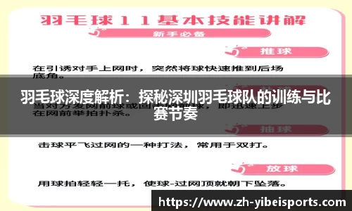 羽毛球深度解析:探秘深圳羽毛球队的训练与比赛节奏