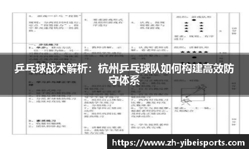 乒乓球战术解析:杭州乒乓球队如何构建高效防守体系